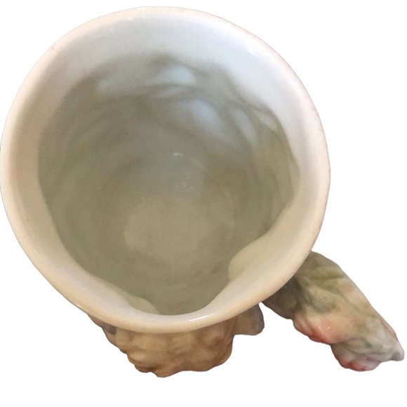 Avon rose cherubs porcelain teapot & 4  matching cups set girls tea party - Picture 11 of 13